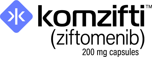 KOMZIFTI (ziftomenib) 200 mg capsules.